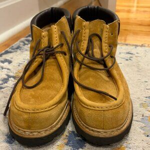 Paraboot X J.Crew Milly Marche derby boots in roughout suede